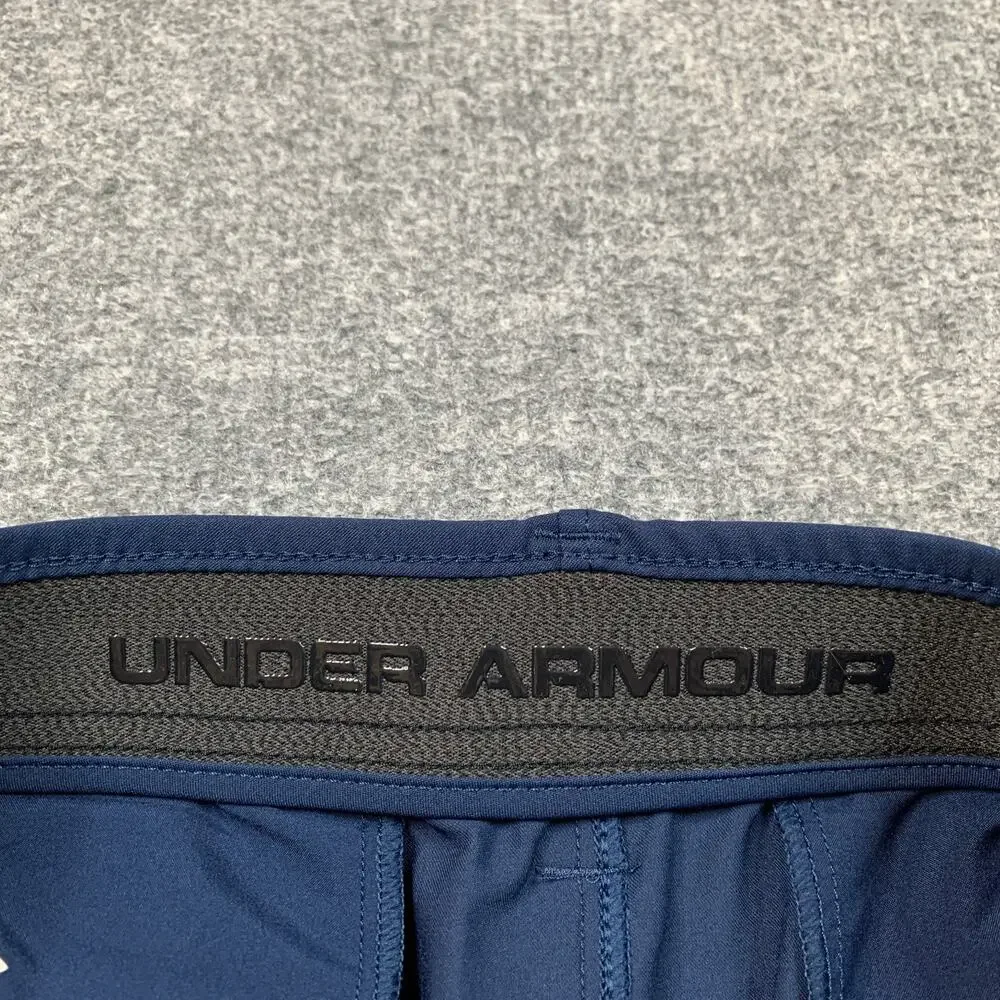 Under Armour Pants Mens 38 Prussian Blue Drive Performance Golf Four Way Stretch